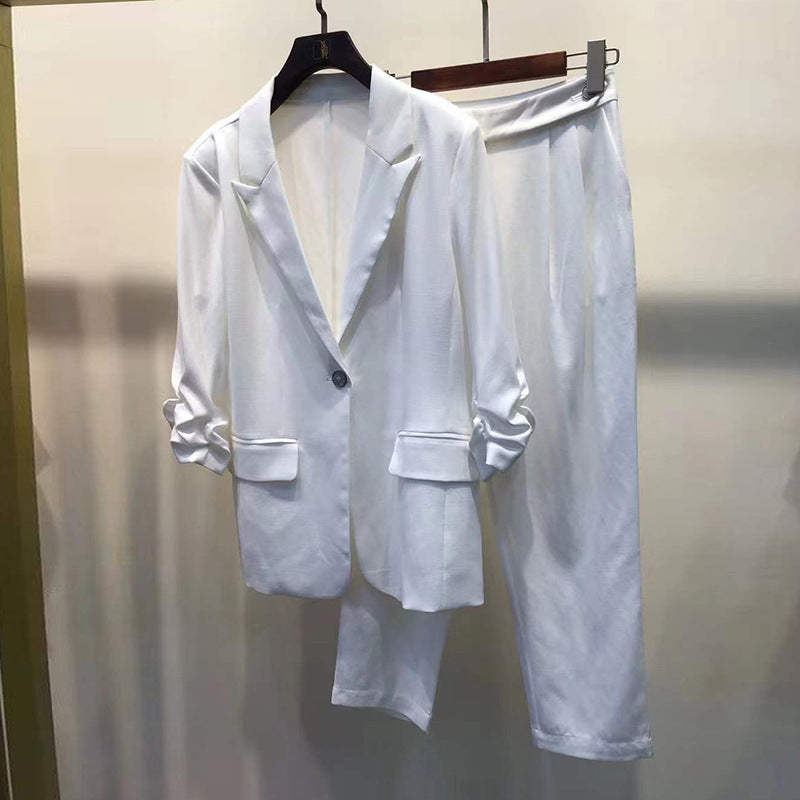 2025春季新款西装外套女高级感气质名媛小西服上衣