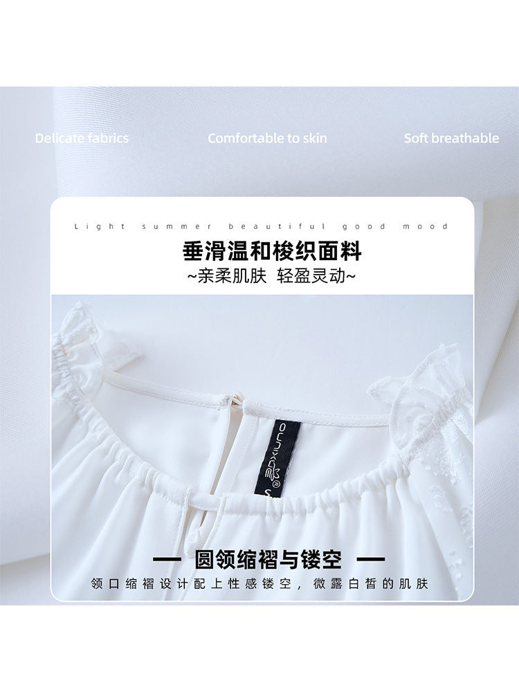 长袖衬衫女士寸衫职业修身工作服正装2340宽松上衣春秋季高级感