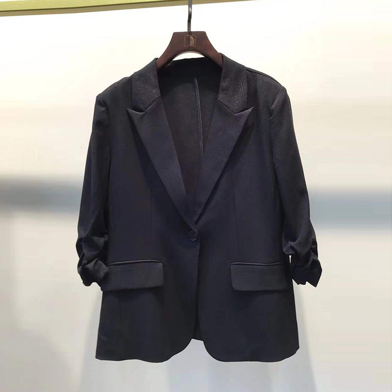 2025春季新款西装外套女高级感气质名媛小西服上衣